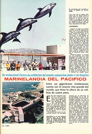 Romero, A. 1974m. Marinelandia del Pacífico.  Algo (253):20-23.